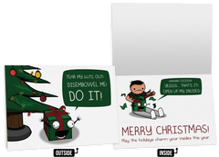 Creepy Present - Holiday Card