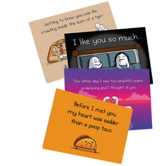NSFW Love & Friendship Cards Vol. C - 4 pack