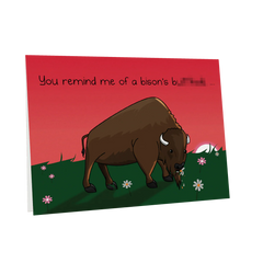 Bison - NSFW Friendship Card