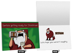 Santa’s Fiber - NSFW Holiday Card