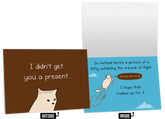 NSFW Kitty Flight - Birthday Greeting Card