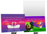 Swans - NSFW Love & Friendship Greeting Card
