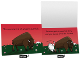 Bison - NSFW Friendship Card