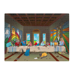 The Cat's Last Supper (1000 Piece Puzzle)