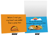 Poop Taco - NSFW Love & Friendship Greeting Card