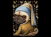 Pug with a Pearl Earring
