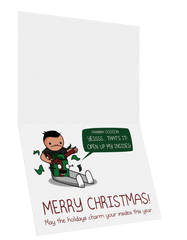Creepy Present - Holiday Card