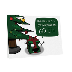 Creepy Present - Holiday Card