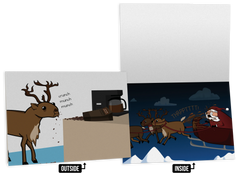 Reindeer Coffee - NSFW Holiday Card