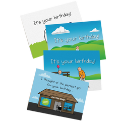 NSFW Birthday Cards Vol. A - 4 pack