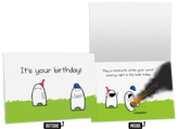 Meteorite - NSFW Birthday Greeting Card