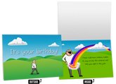 Rainbow - NSFW Birthday Greeting Card