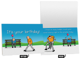 Badger - NSFW Birthday Greeting Card