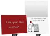 Face Freezer - NSFW Love & Friendship Greeting Card