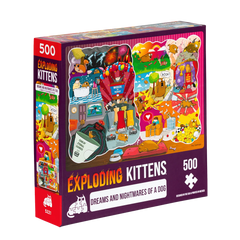 The Dreams and Nightmares of a Dog (500 Piece Puzzle)