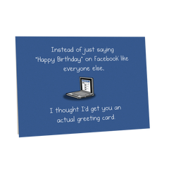 Facebook Panda - NSFW Birthday Greeting Card