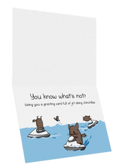 Chinchillas - Holiday Card