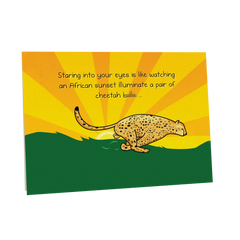 Cheetah - NSFW Love & Friendship Greeting Card