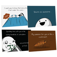NSFW Love & Friendship Cards Vol. D - 4 pack