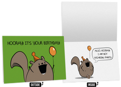 Chipmunk - NSFW Birthday Card