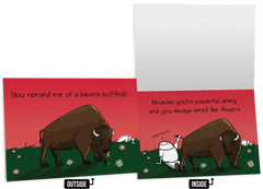 Bison - NSFW Friendship Card
