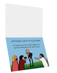 Bald Eagle - NSFW Friendship Card