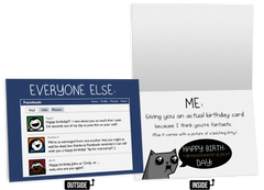 NSFW Birthday Greeting Card Bundle - 4 pack