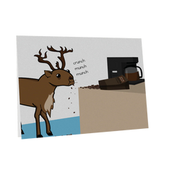Reindeer Coffee - NSFW Holiday Card