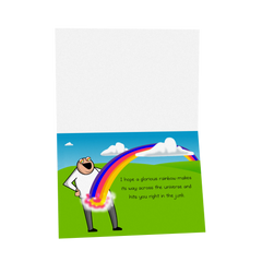 Rainbow - NSFW Birthday Greeting Card