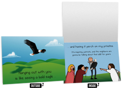 Bald Eagle - NSFW Friendship Card